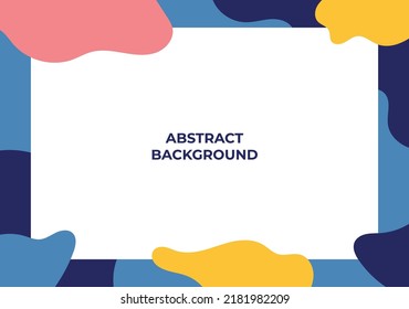 colorful abstract shapes background template