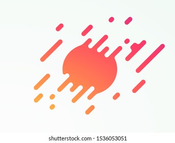 Colorful abstract shapes background. Vector illustration. EPS 10