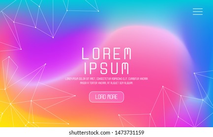 Colorful abstract shapes composition background. Eps10 vector.