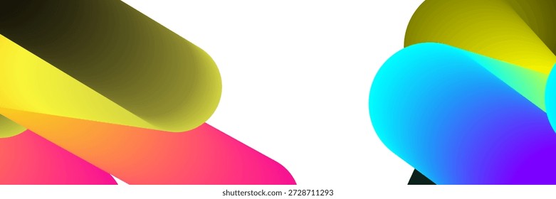 Colorful Abstract Shapes Design for Creative Projects