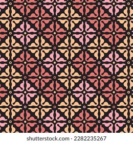 Colorful Abstract shapes fabric print design pattern textile design