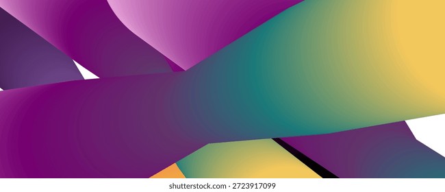 Formas abstractas coloridas y composición de Gradientes