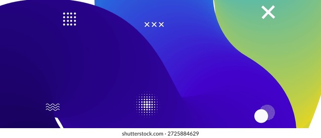 Colorful abstract shapes and patterns for creative design