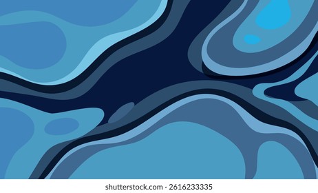 Colorful abstract shapes representing natural diversity