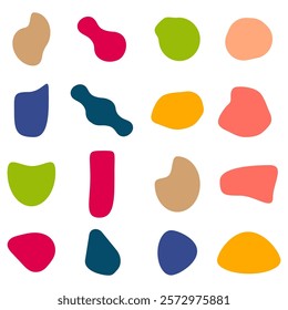 Colorful abstract shapes Vector Design