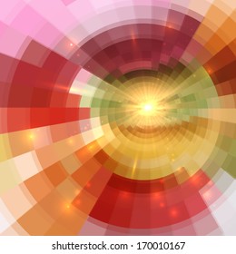 Colorful abstract shining vector mosaic background