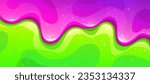 Colorful abstract slimy wave background. Glitter mixed slime texture. Vector illustration.