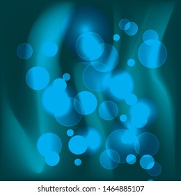 Colorful abstract smoke background with bokeh effect.