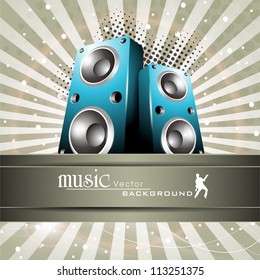 Colorful abstract speakers background. EPS 10.