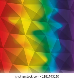 colorful abstract spectrum pattern