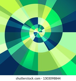Colorful abstract spiral background - vector illustration