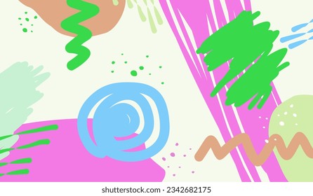 Diseño vectorial de fondo pintado con salpicadura abstracta colorida