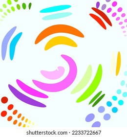 Colorful abstract square background for social media posts and banners design.