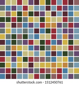 colorful abstract square mosaic texture background