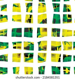 colorful abstract square seamless pattern on white background. abstract geometric background. square wallpaper . vector design. colorful style decorative.