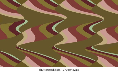 Colorful abstract striped seamless pattern design