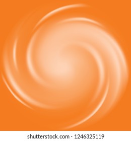 Colorful Abstract swirl gradient background in Citrine gemstone Orange gradient themed illustration in vector