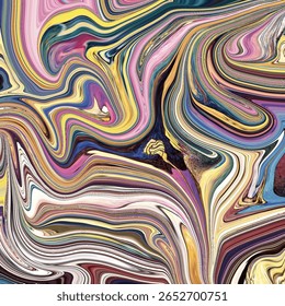 Espiral abstrato colorido com linhas vívidas e fluxo de alta energia. Ideal para projetos artísticos, impressões vibrantes ou visuais dinâmicos. Resumo, Redemoinho, Colorido, Energia, Fluxo.
