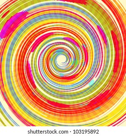 Colorful abstract swirly illustration