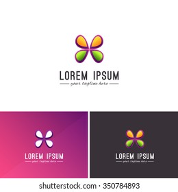 Colorful Abstract Symbol Vector Apps Icons, Logos, Sign Design