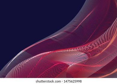 The colorful abstract technology background.