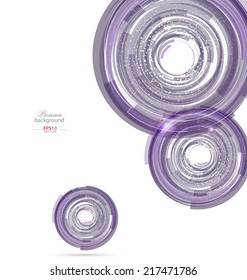 Colorful abstract technology background for creative design
