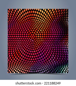 Colorful abstract technology background for creative design tasks