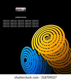 Colorful abstract technology background for creative design needs