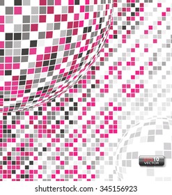 Colorful abstract technology background for creative design