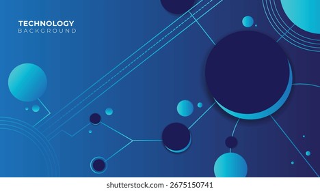 Colorful Abstract Technology Background light rays, stripes lines with blue light speed