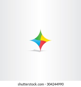 colorful abstract technology logo icon element design 