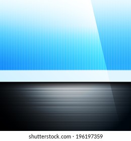 Colorful abstract technology vector blue background. Tech Concept Design Template
