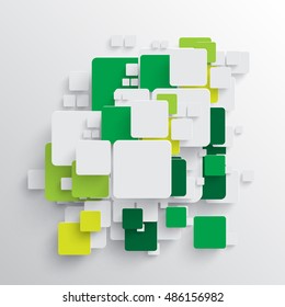 Colorful abstract template for advertising, vector

