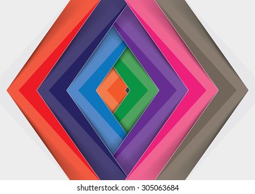 Colorful abstract template background design
