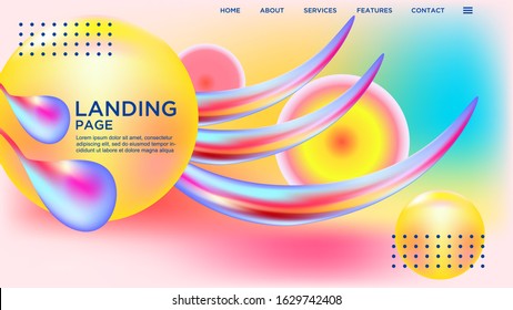 COLORFUL ABSTRACT TEMPLATE BACKGROUND WITH GRADIENT MESH SHAPE LIQUID COLOR. GOOD FOR MODERN WALLPAPER ,COVER, POSTER DESIGN