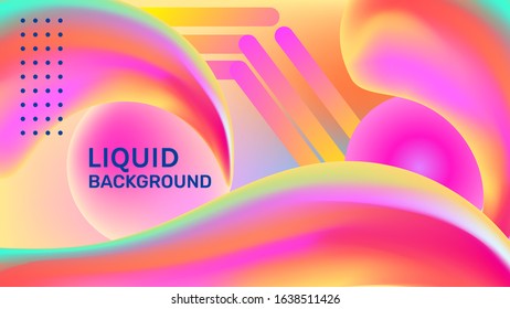 COLORFUL ABSTRACT TEMPLATE BACKGROUND WITH GRADIENT MESH SHAPE LIQUID COLOR. GOOD FOR MODERN WALLPAPER ,COVER, POSTER DESIGN