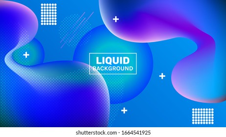 COLORFUL ABSTRACT TEMPLATE BACKGROUND WITH GRADIENT MESH SHAPE LIQUID BLUE COLOR. GOOD FOR MODERN WALLPAPER ,COVER, POSTER DESIGN