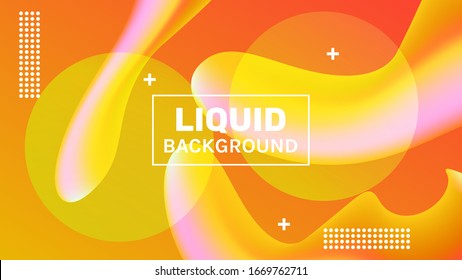 COLORFUL ABSTRACT TEMPLATE BACKGROUND WITH GRADIENT MESH SHAPE LIQUID ORANGE COLOR. GOOD FOR MODERN WALLPAPER ,COVER, POSTER DESIGN