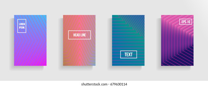 Colorful abstract template embraces design. Steep gradients. The future geometric pattern for the design of a banner, a poster, a notebook, a book.
