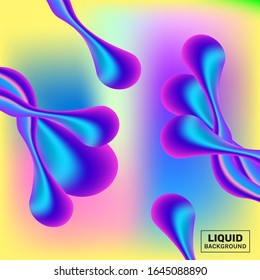 FONDO LÍQUIDO. COLOR DE GRADO . VECTOR MODERNO DE ESTILO COLORIDO ABSTRACTO