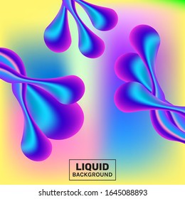 COLORFUL ABSTRACT TEMPLATE SQUARE BACKGROUND WITH GRADIENT SHAPE LIQUID COLOR. GOOD FOR MODERN WALLPAPER ,COVER, POSTER DESIGN
