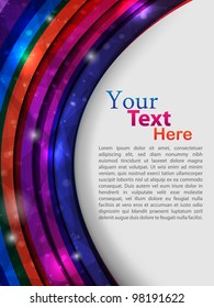 colorful abstract template. vector illustration