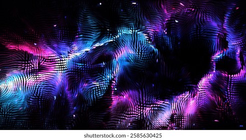 Colorful abstract texture created with Gradient flow and 3D structure imitate the movement of liquid or wind. Vibrant colors, volumetric waves and digital noise create a sense of depth and dynamics. I