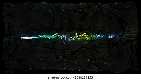 Colorful abstract texture created with Gradient flow and 3D structure imitate the movement of liquid or wind. Vibrant colors, volumetric waves and digital noise create a sense of depth and dynamics. I