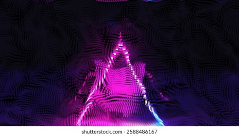 Colorful abstract texture created with Gradient flow and 3D structure imitate the movement of liquid or wind. Vibrant colors, volumetric waves and digital noise create a sense of depth and dynamics. I