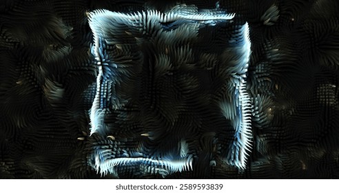 Colorful abstract texture created with Gradient flow and 3D structure imitate the movement of liquid or wind. Vibrant colors, volumetric waves and digital noise create a sense of depth and dynamics. I