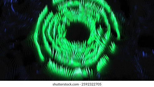 Colorful abstract texture created with Gradient flow and 3D structure imitate the movement of liquid or wind. Vibrant colors, volumetric waves and digital noise create a sense of depth and dynamics