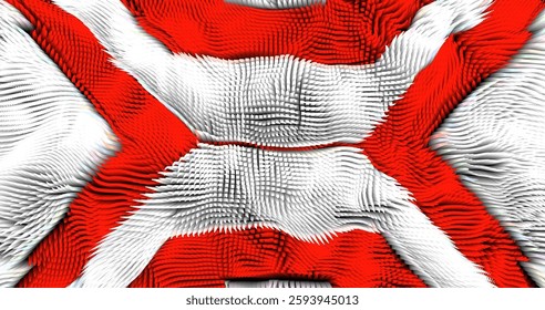 Colorful abstract texture created with Gradient flow and 3D structure imitate the movement of liquid or wind. Vibrant colors, volumetric waves and digital noise create a sense of depth and dynamics. I