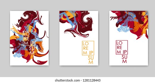 Colorful abstract texture. Creative background. Vector illustration. 