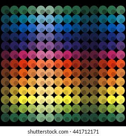Colorful abstract texture. Decorative dotted pattern in abstract style. Vector Illustration